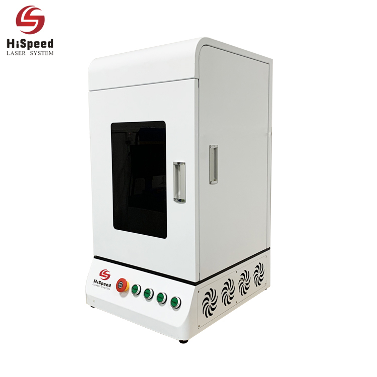 20W Safety Full Enclosed Desktop Mini Laser Engraving Machine for Metal